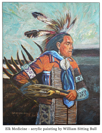 William Sitting Bull painting