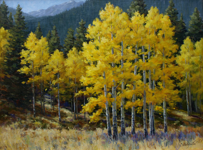Autumn Colors © by Sallie K. Smith, oil painting Autumn Colors oil painting